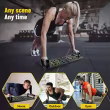 Foldable Push-Up Board – 24 Muscle-Targeting Combinations for Chest, Shoulder, Back & Triceps Training